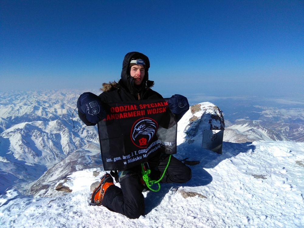 Na szczycie Elbrusa fot.  Paweł Tylka