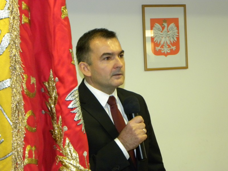 Burmistrz Węgrowa Paweł Marchela