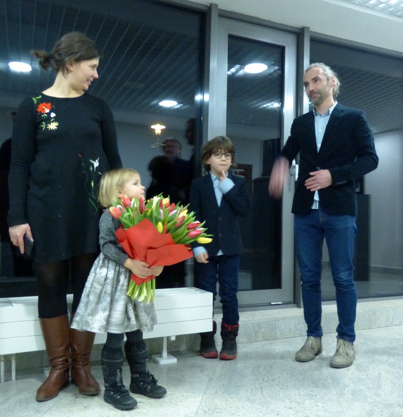 Michał Banaszek z żoną i dziećmi, fot. Aneta Abramowicz-Oleszczuk