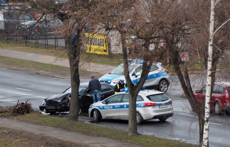 Wypadek na ul. Sokołowskiej