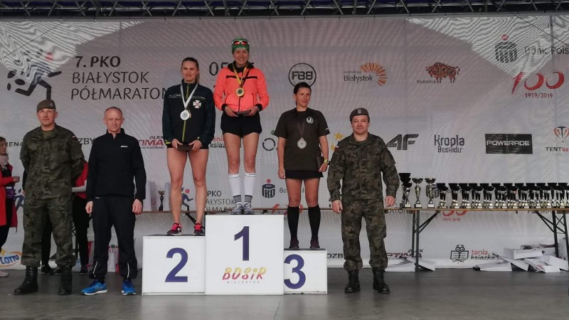 Barbara Jóźwiak najszybsza podczas Mistrzostwach Wojsk Obrony Terytorialnej w Półmaratonie