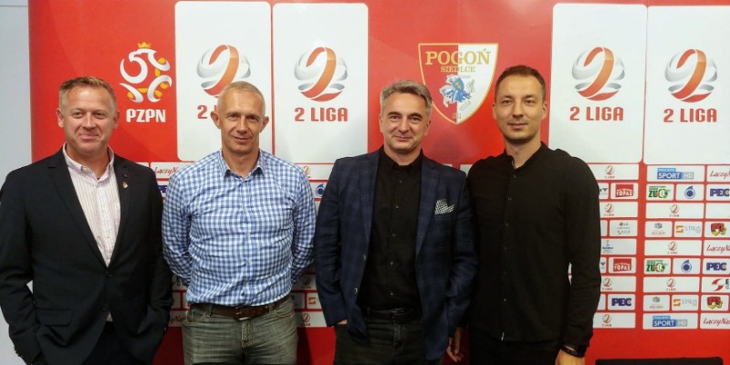 Od lewej: Daniel Purzycki, Robert Dziuba, Kamil Socha, Damian Guzek. fot. pyt
