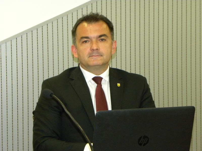 Burmistrz Węgrowa Paweł Marchela. fot. sej
