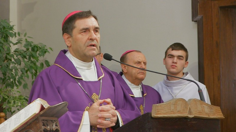 Biskup Piotr Sawczuk. Fot. Wiesław Gromek