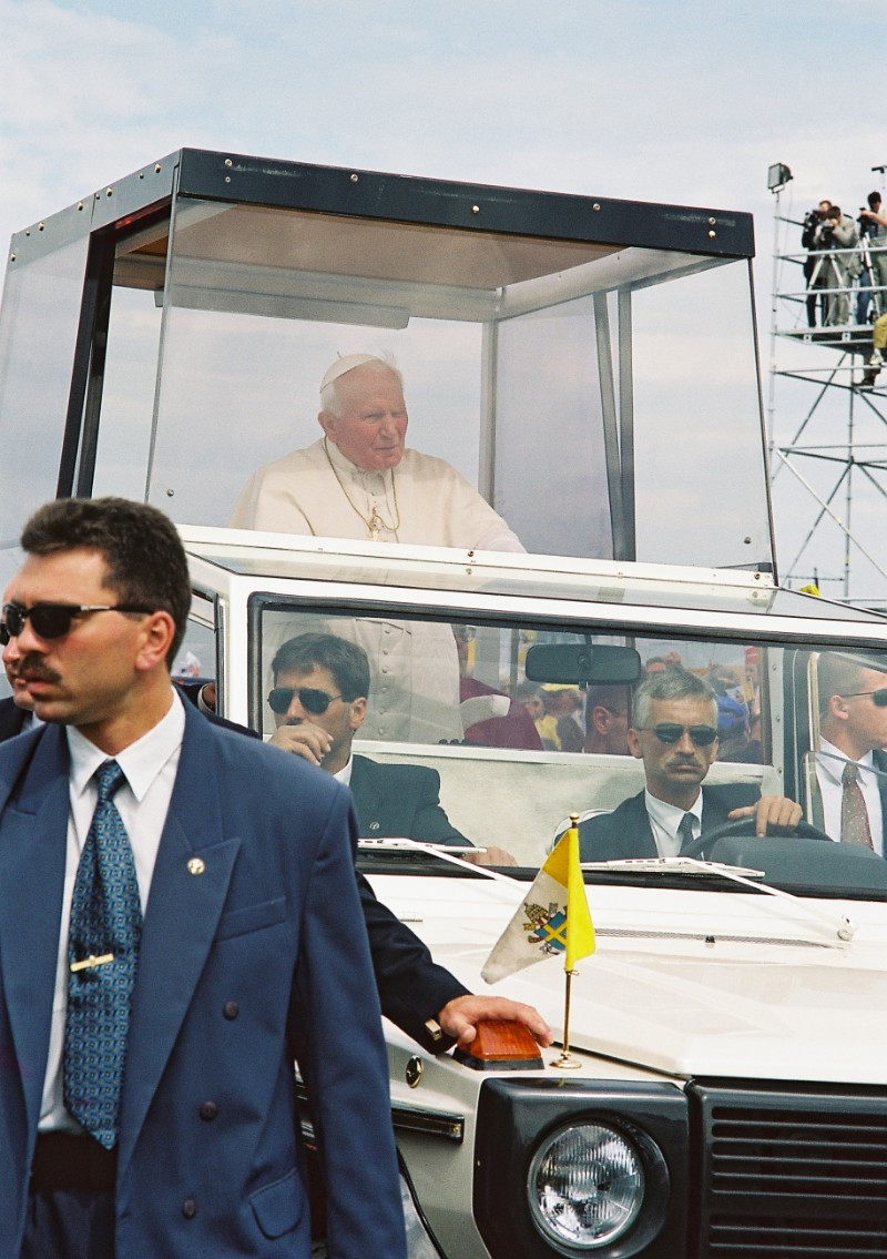 Jan Paweł II w Siedlcach fot. Adam Krasuski