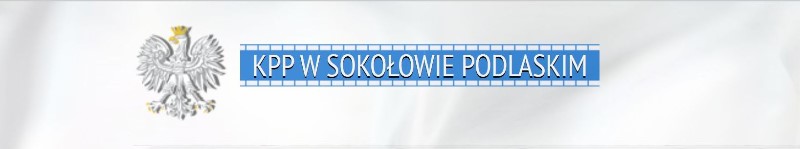 logo KPP w Sokołowie Podlaskim, zrzut ekranu