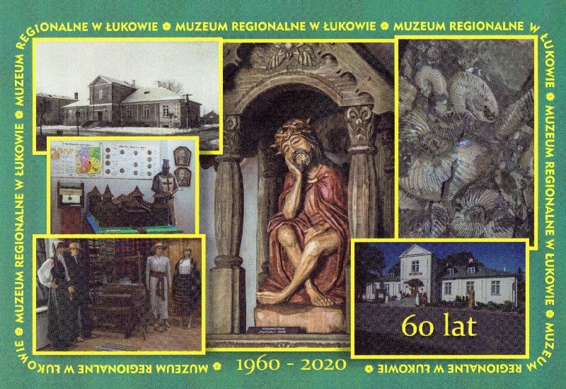 Jedna z jubileuszowych pocztówek (fot. Muzeum Regionalne w Łukowie)