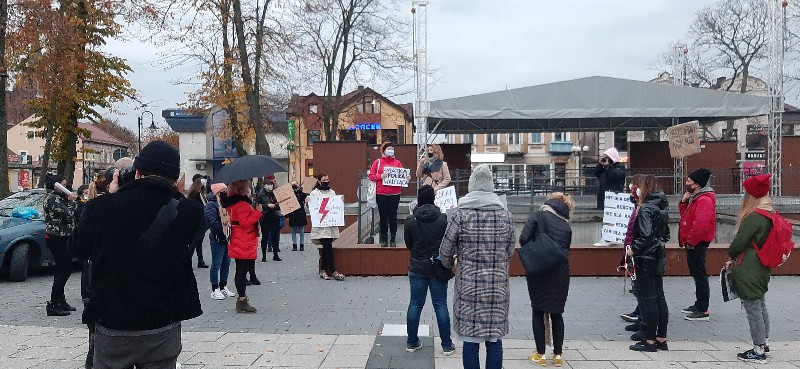 Strajk kobiet w Łosicach