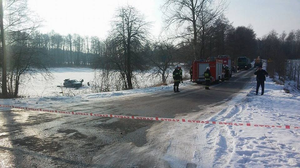 fot. samochody ratownicze-fb - Wypadek w Telakach. 