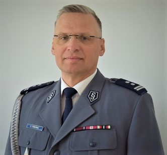p.o. komendanta powiatowego policji w Węgrowie mł. insp. Zbigniew Zięcina. 