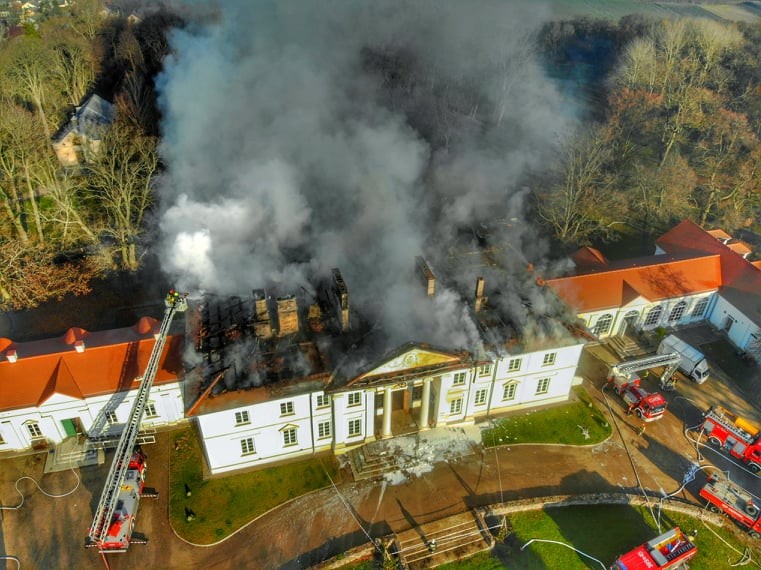 Pożar w Korczewie 