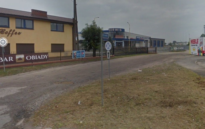 Ul. Strzalińska w Siedlcach jest nieprzejezdna. (fot .street google)