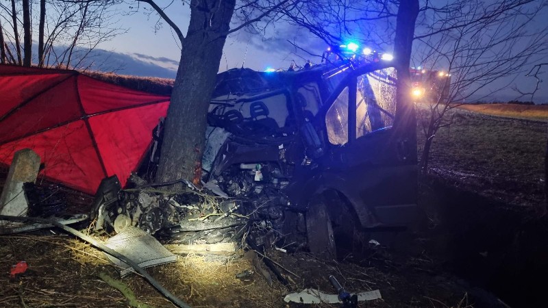wypadek w miejscowości Poznań  w powiecie łukowskim