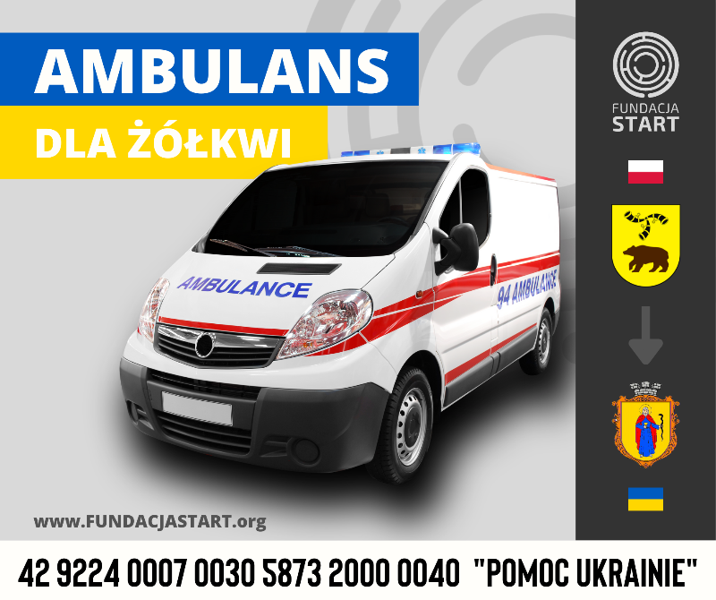 Zbiórka pieniędzy na ambulans dla Ukrainy