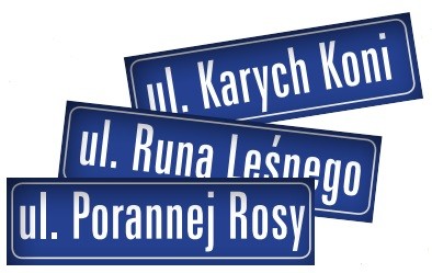 Niektóre nazwy ulic bywają zabawne czy intrygujące, inne wywołują spory (fot. red)