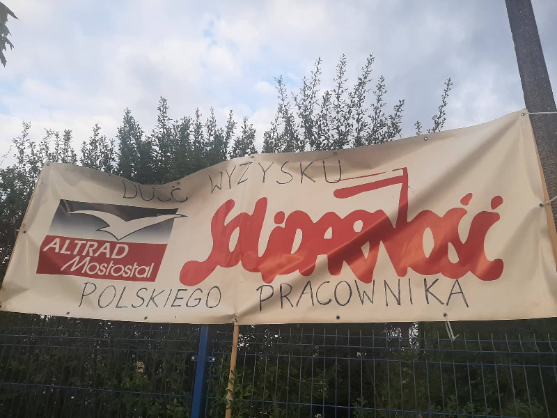 Strajk w Altrad Mostostal 