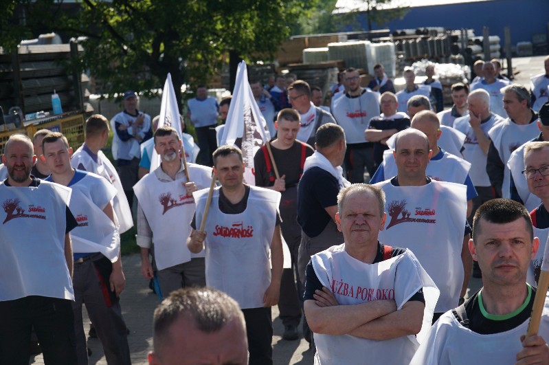 Strajk w Altrad Mostostal