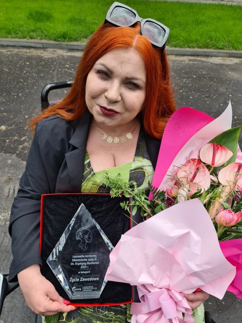 Renata Orłowska „Zaniczka” z nagrodą