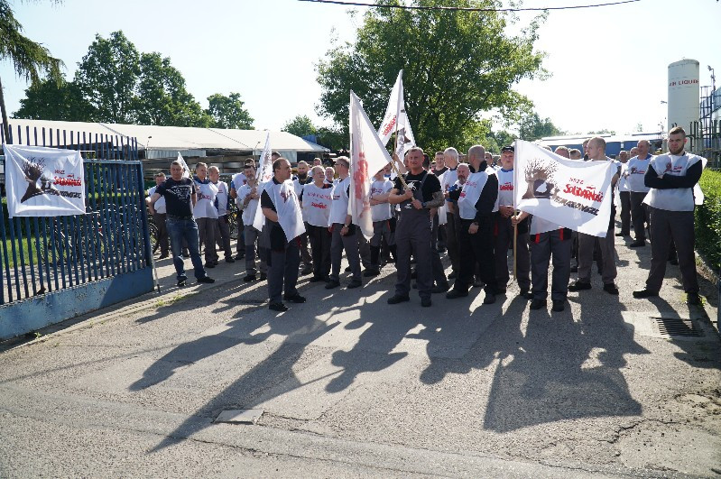 Strajk w Altrad Mostostal