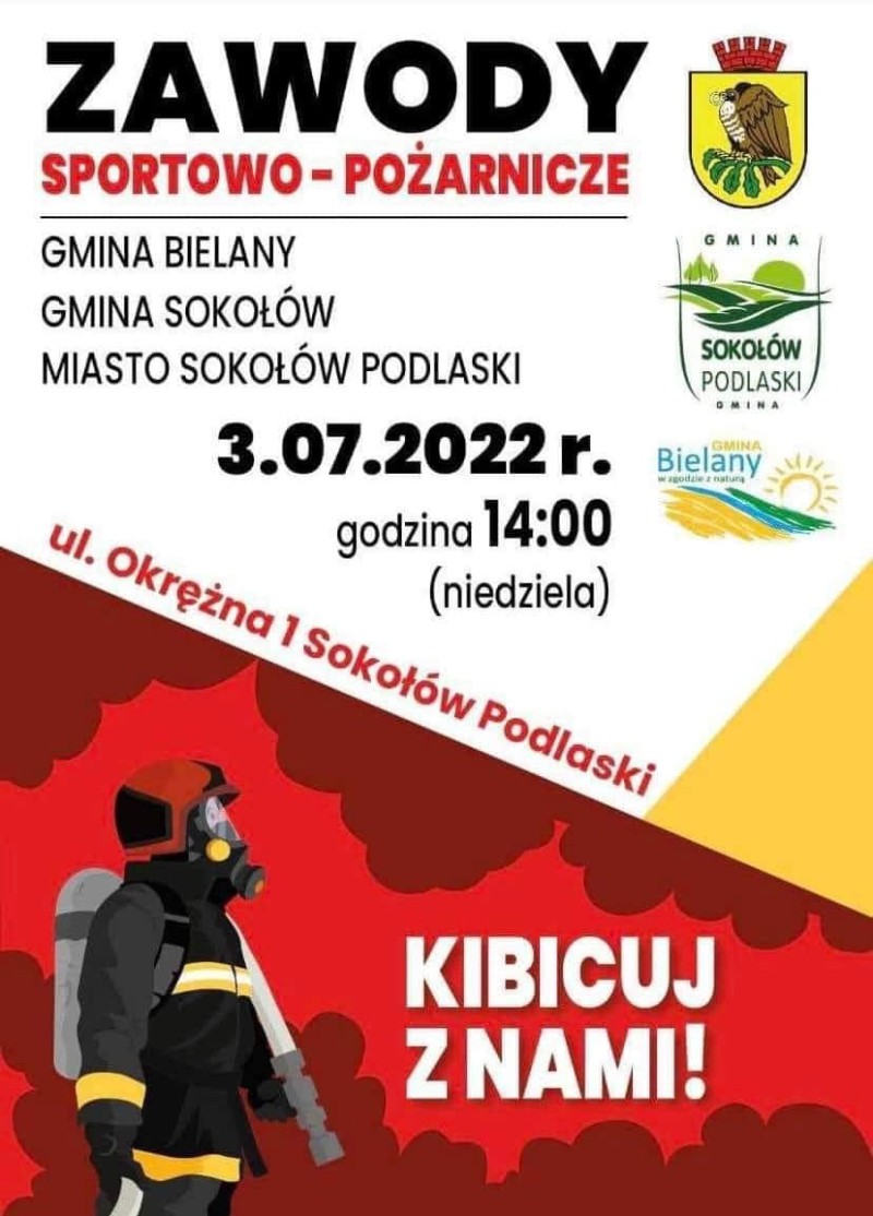 Zawody Sportowo-Pożarnicze, plakat