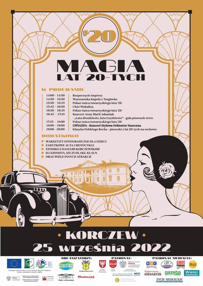 Chcesz poczuć magię lat 20-tych? Przyjedź do Korczewa 25 września! 