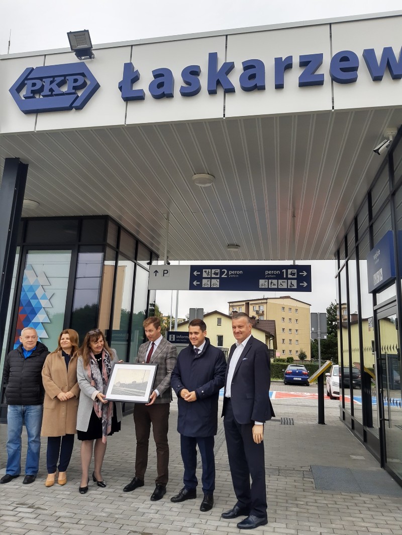 Otwarcie dworca PKP w Łaskarzewie