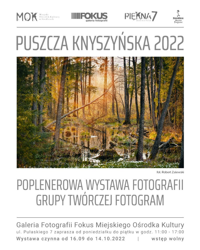 Już dzisiaj wernisaż wystawy fotograficznej Puszcza Knyszyńska