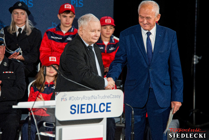 Jarosław Kaczyński w Siedlcach - fot. Aga Król