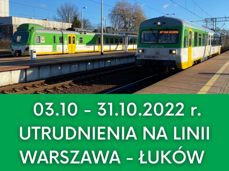 Utrudnienia w ruchu pociągów do i z Warszawy