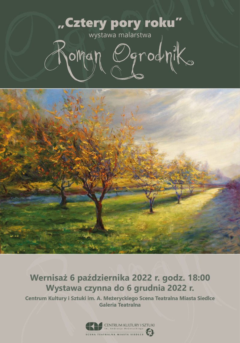 Siedlce: wernisaż wystawy malarstwa Romana Ogrodnika