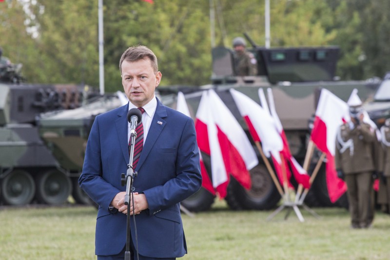 Minister i wicepremier Mariusz Błaszczak przyjedzie do Siedlec na piknik wojskowy. Fot. Aga Król
