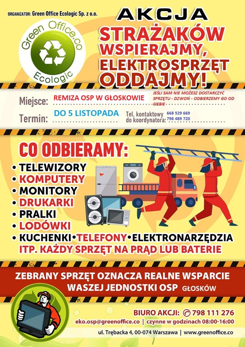 zbiórka elektrośmieci w gminie Borowie