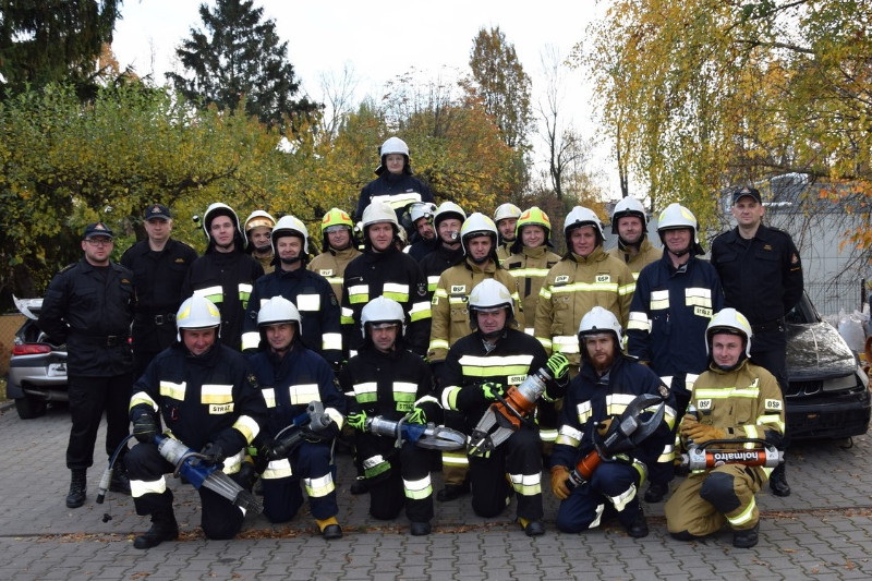 Szkolenie z zakresu ratownictwa technicznego dla strażaków