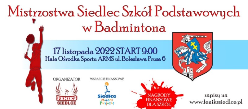 Mistrzostwa Siedlec Szkół Podstawowych w Badmintona