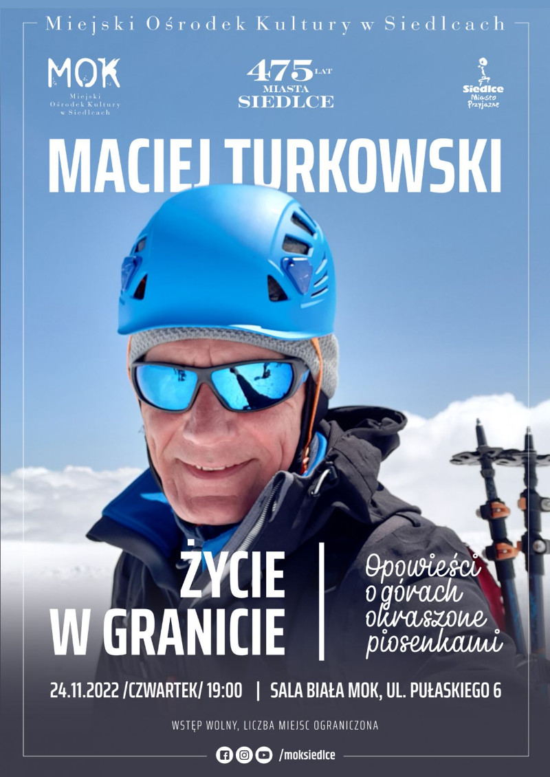 Spotkanie z Maciejem Turkowskim - opowieści o górach
