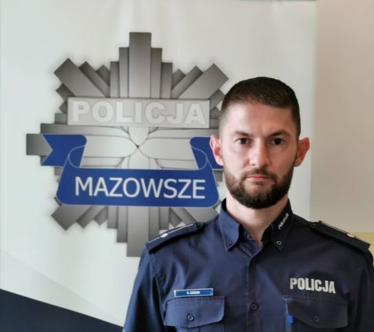 Krzysztof Godun, dzielnicowy gminy Olszanka