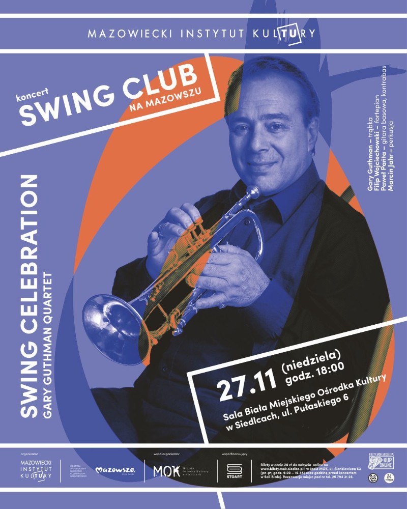 W ramach cyklu Swing Club na Mazowszu zagra jazzman Gary Guthman. 