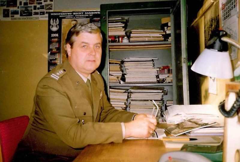 Janusz Wiktor Nowosielski - zdjęcie z 1991 roku