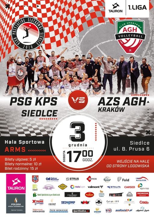 PSG KPS Siedlce- AZS AGH Kraków