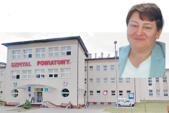 Szpital Powiatowy w Garwolinie, w którym zmarła Barbara Zawadka.