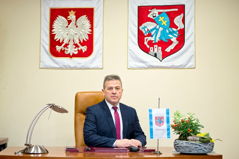 Prezydent Siedlec Andrzej Sitnik fot. Aga Król