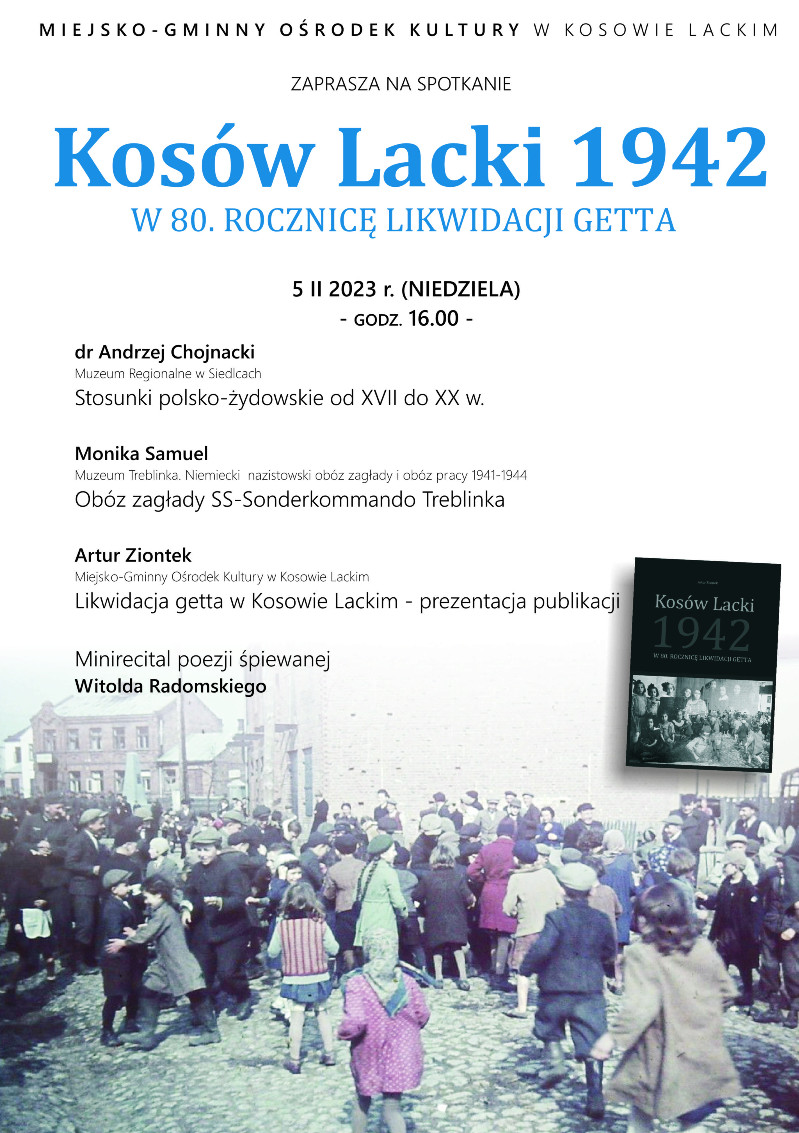 Plakat MGOK Kosów Lacki