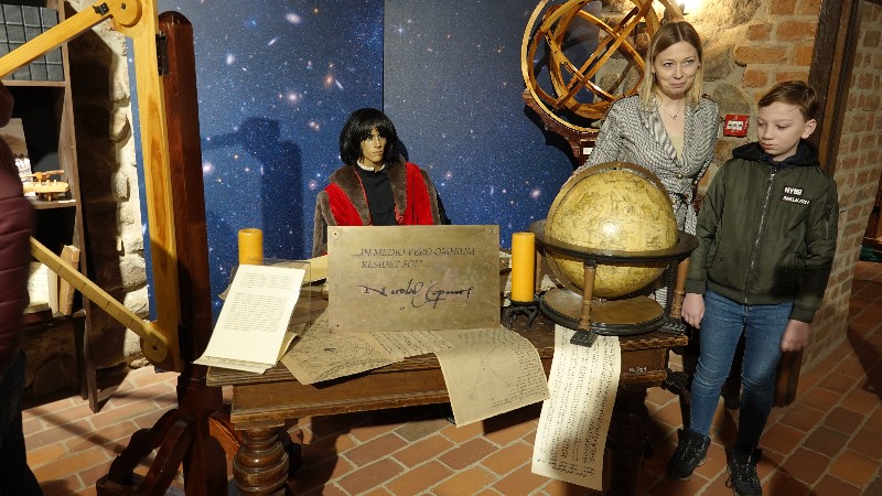 Opowieść o  życiu Mikołaja Kopernika na Zamku w Liwie.  fot, arch. Zamek w Liwie