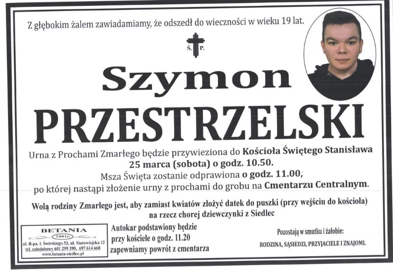 Zmarł Szymon Przestrzelski 