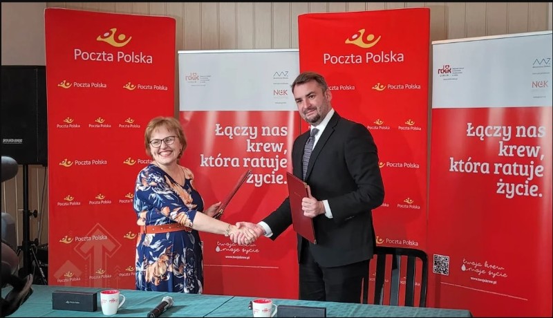 Za kilka miesięcy łukowianie będą mogli oddać krew w urzędzie pocztowym nr 1 w Łukowie. (Fot. poczta-polska.pl)