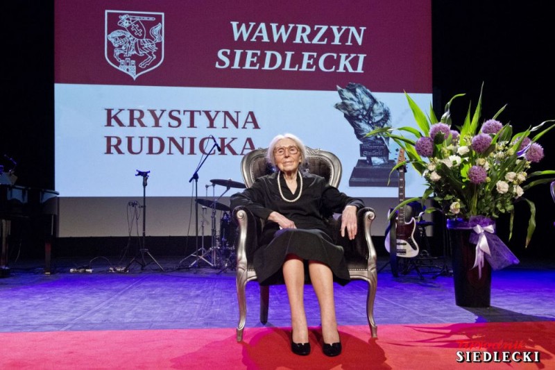 Zmarła Krystyna Rudnicka - laureatka Wawrzynu Siedleckiego fot. Aga Król