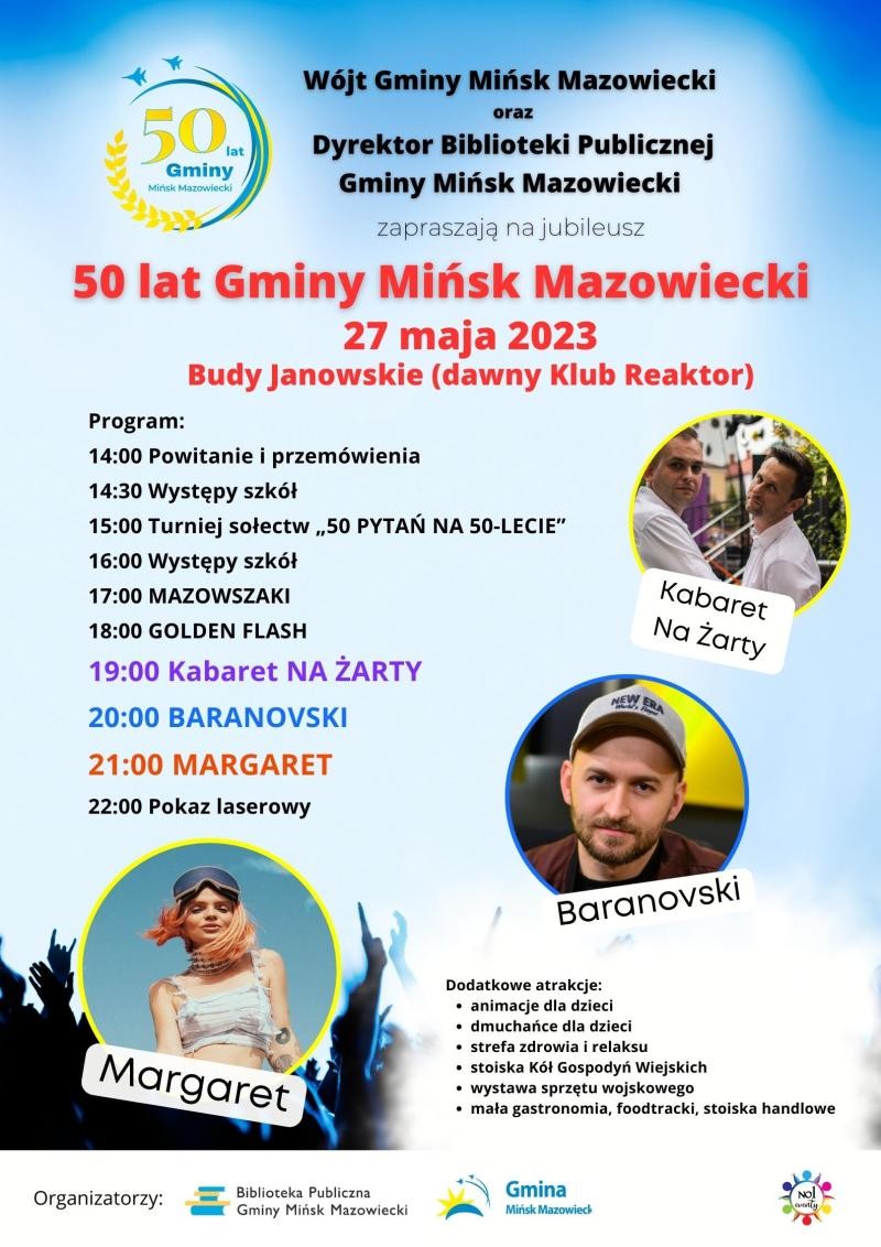 50-lecie gminy Mińsk Mazowiecki - plakat