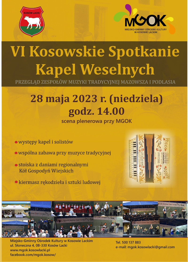 plakat MGOK Kosów Lacki