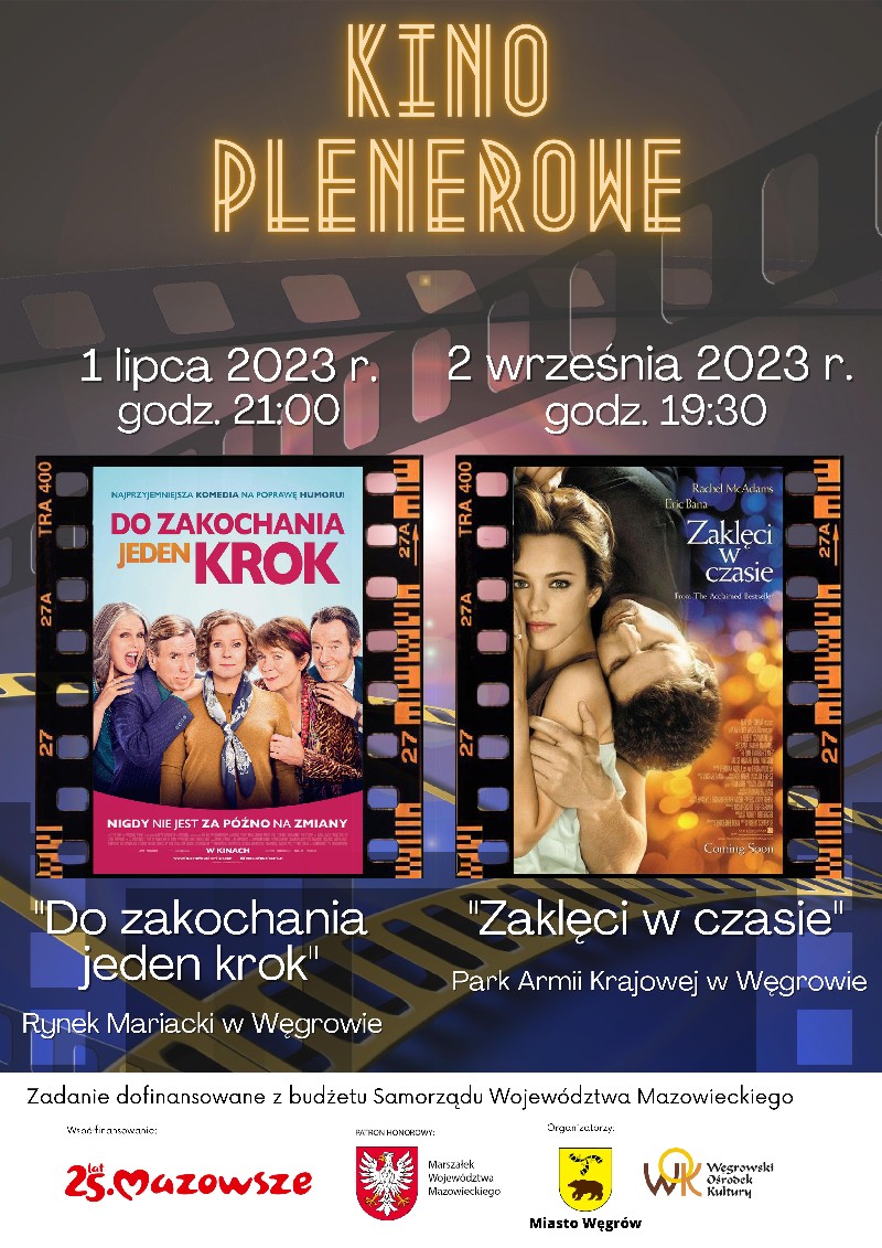 Węgrowski Ośrodek Kultury zaprasza do kina plenerowego. 