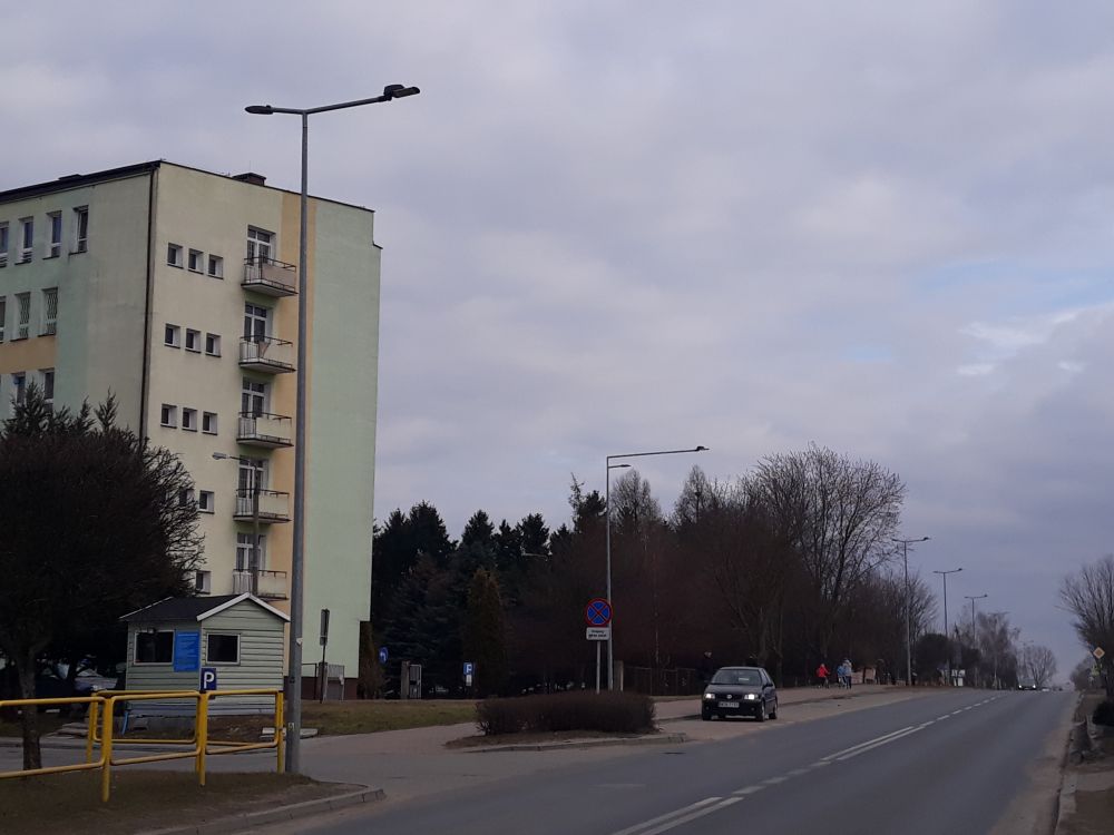 Nowe energooszczędne latarnie przy ul. Piłsudskiego w Sokołowie Podlaskim